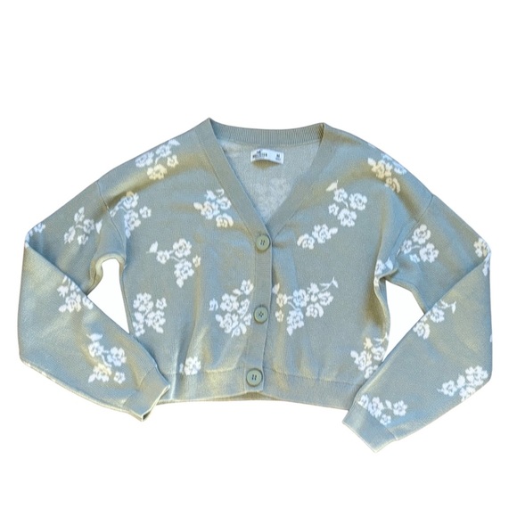Hollister Floral Print Button Down Cardigan - Picture 1 of 7